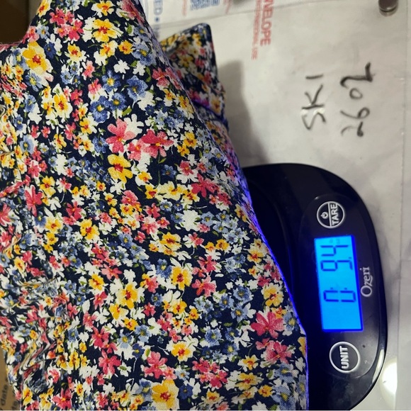 Old Navy Tiered Ditsy Floral Tiered Maxi Midi Skirt Cottagecore Boho Tall M - Picture 13 of 13